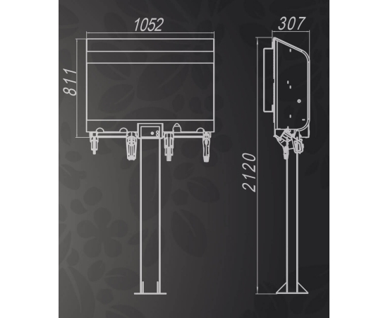 עמדת טעינה מהירה מיני מידות